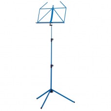 K&M 100/1 PORTABLE MUSIC STAND - BLUE